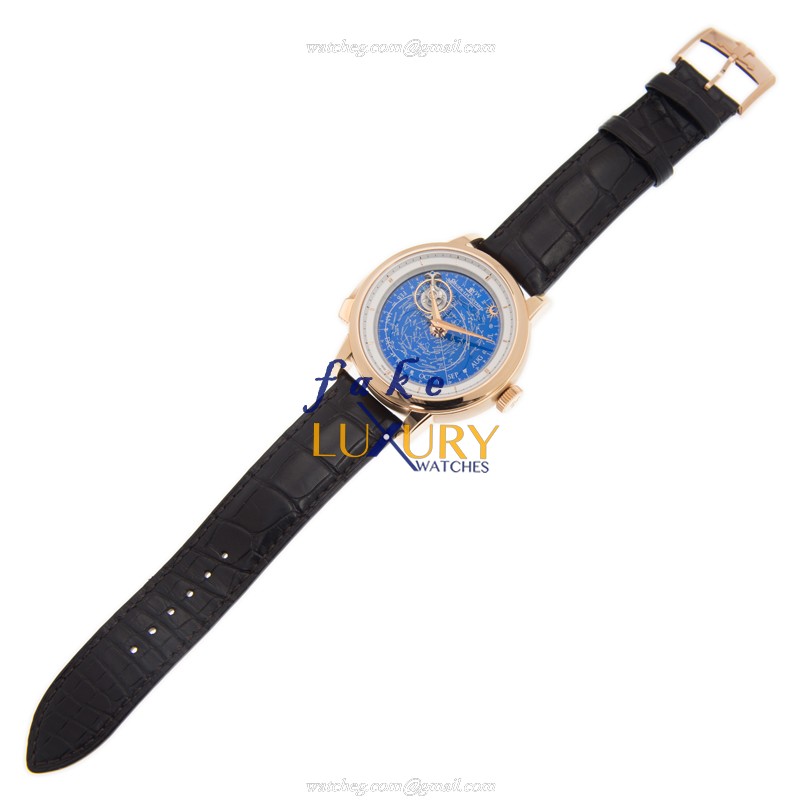 Jaeger-Lecoultre Q5022580 Manual Wind 18kt Rose Gold Replica Watch - Master Ultra Thin Blue Dial - Image 2