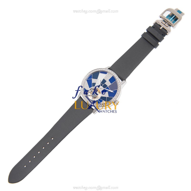 Jaeger-Lecoultre Q3413406 RENDEZ VOUS 39mm Automatic 18kt White Gold & Diamond Replica Watch - Image 2