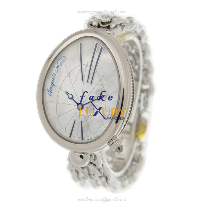 Breguet 8967ST/51/J50 Reine de Naples Automatic Stainless Steel White Dial Replica Watch - Image 3