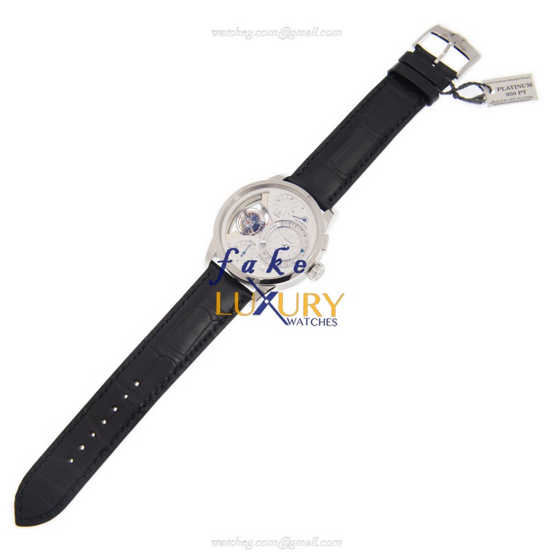 Q6056590 - Jaeger-Lecoultre Duometre Replica Watch 950 Platinum Manual Wind Silver Dial - Image 2