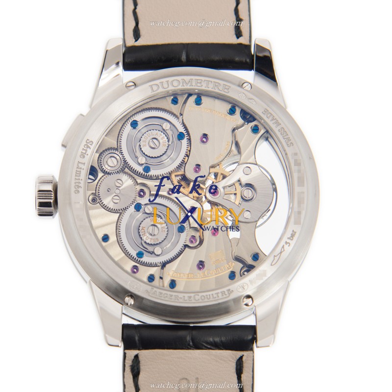 Q6056590 - Jaeger-Lecoultre Duometre Replica Watch 950 Platinum Manual Wind Silver Dial - Image 3