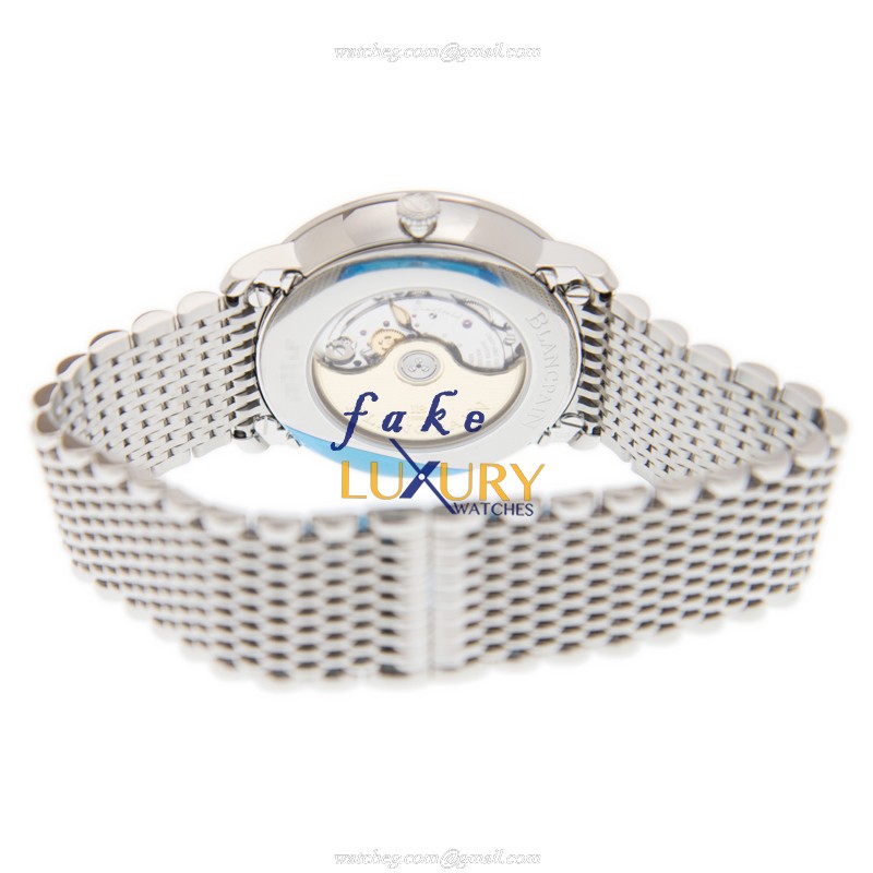 Blancpain 6654-1127-MMB Villeret Replica Watch Automatic White Dial Stainless Steel - Image 4