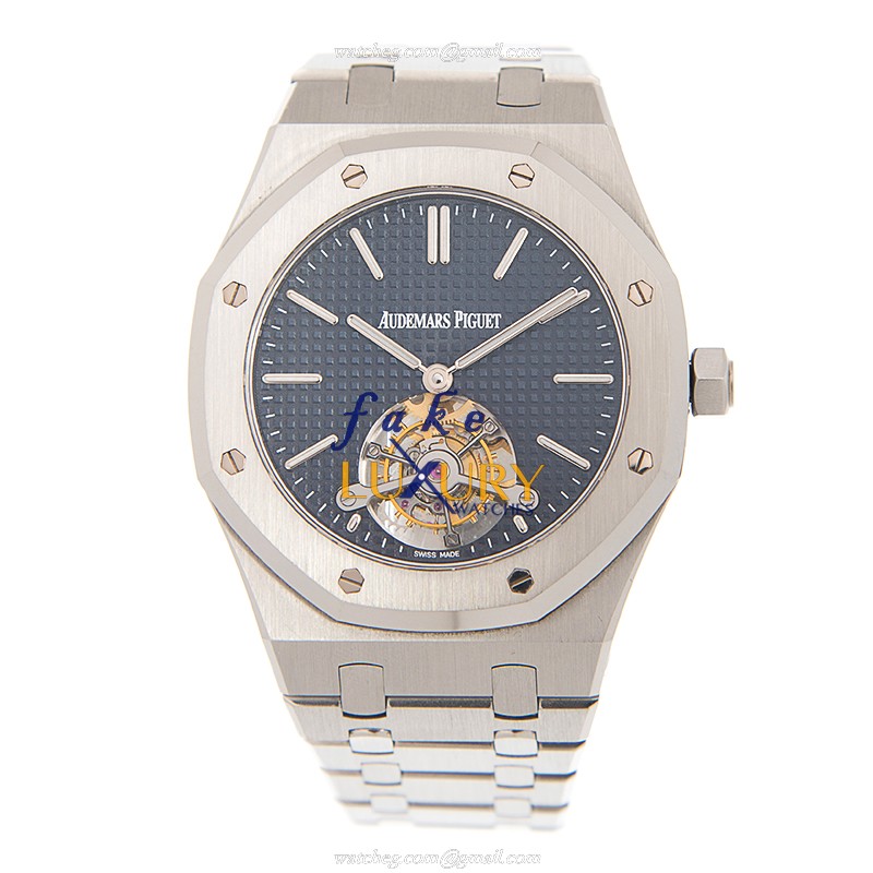 Audemars Piguet Royal Oak 26510ST.OO.1220ST.01 with Blue Dial on Steel Bracelet - Image 2