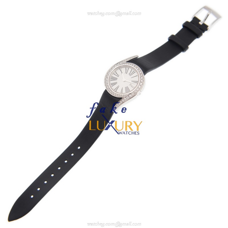 Piaget G0A42150 Limelight Quartz 18kt White Gold Diamond Silver Dial - Replica Watch - Image 2