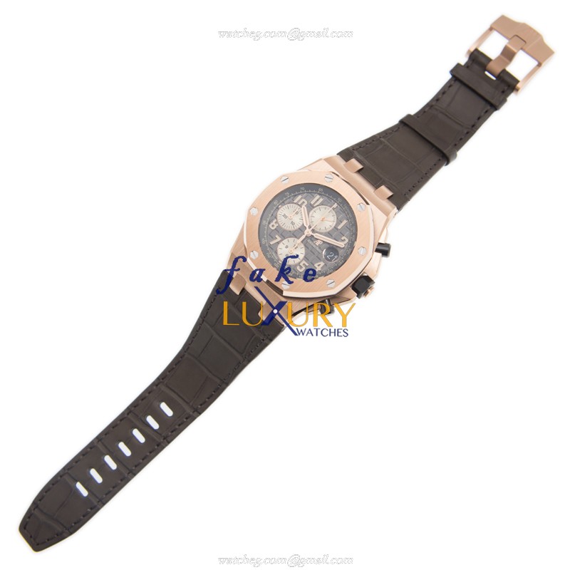 Audemars Piguet 26470OR.OO.A125CR.01 Replica Watch, Automatic, Gray Dial, Rose Gold Case - Image 2