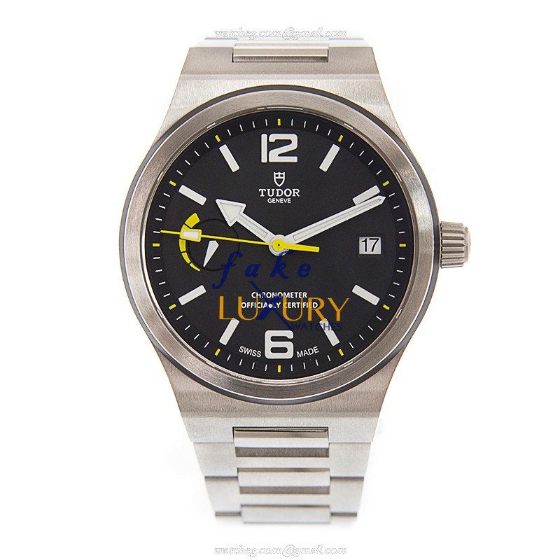 Tudor 91210N Replica Watch - Automatic Movement, Black Dial, Silver Stainless Steel Case - Image 2