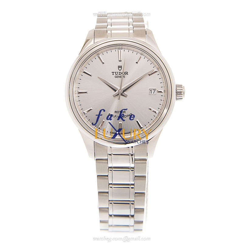 12300-65030-SV - Tudor STYLE Automatic Replica Watch - Silver Dial Stainless Steel - Image 2
