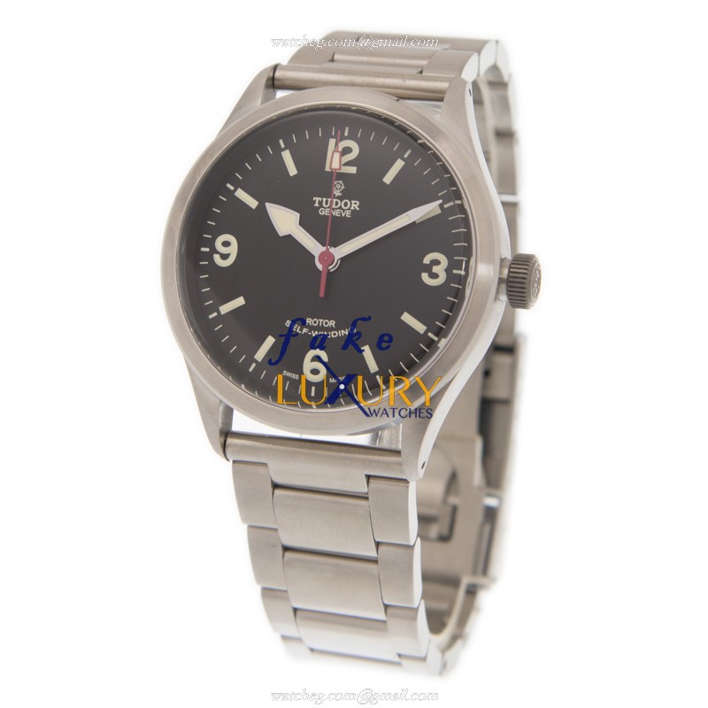 Tudor 79910BK Automatic Steel Black Dial Silver Strap Replica Watch - Image 3