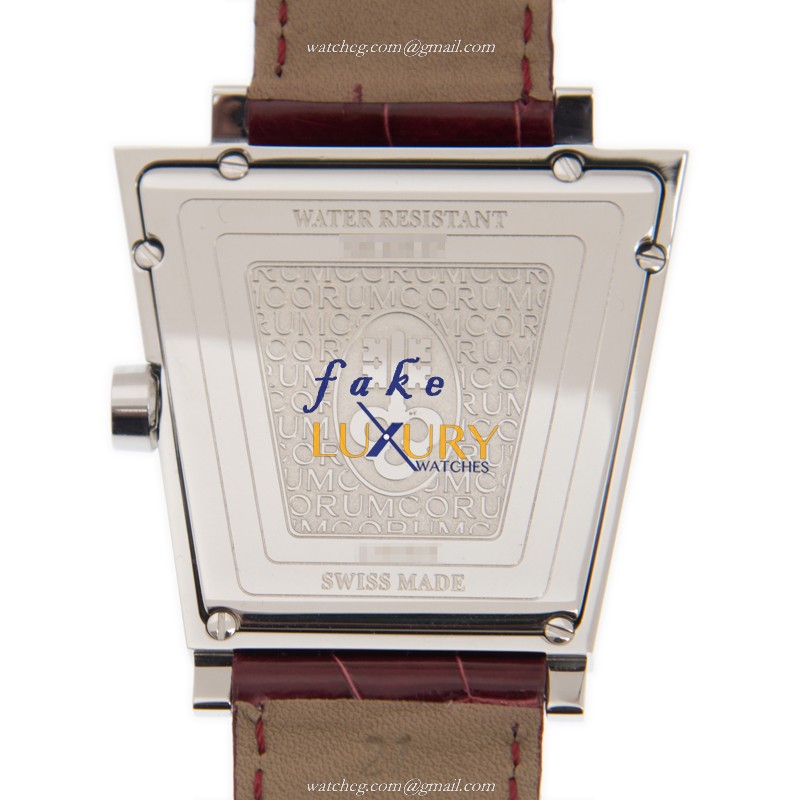 Corum 106.406.47/0012 DP51 | Quartz Stainless Steel Diamonds Red Dial | Replica Watch - Image 3
