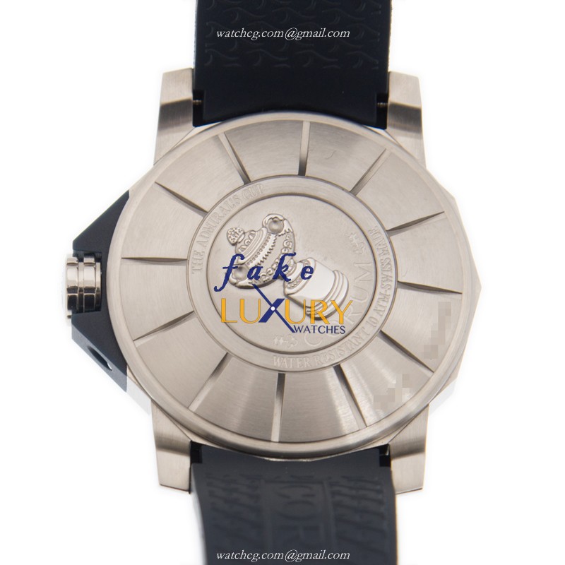 Corum A082/03594 Admiral's Cup Automatic Blue Dial Rubber Strap Replica Watch - Image 3