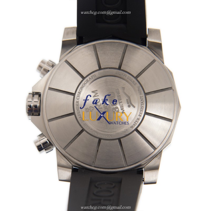 A753/03581 - Corum Admirals Cup Replica Watch Automatic Black Dial Rubber Strap - Image 3