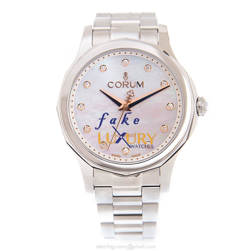 Corum A082/03556 Bubble Replica Watch Automatic White Dial Steel Case - Image 2