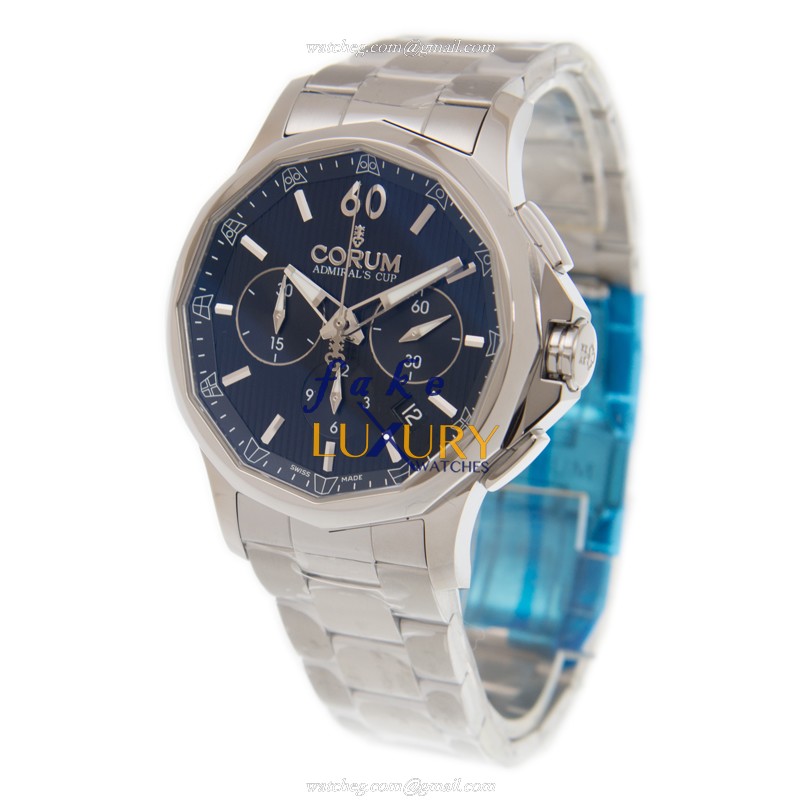 Corum 984.101.20/V705 AN10 Replica Watch, Automatic Movement, Black Dial, Steel Bracelet - Image 3