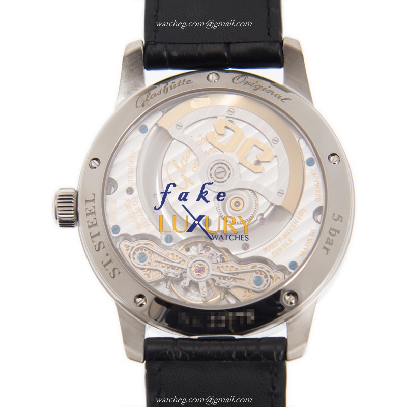 Glashutte 1-90-02-42-32-01 PANO Replica Watch, Automatic Movement, White Dial, Steel Case - Image 3