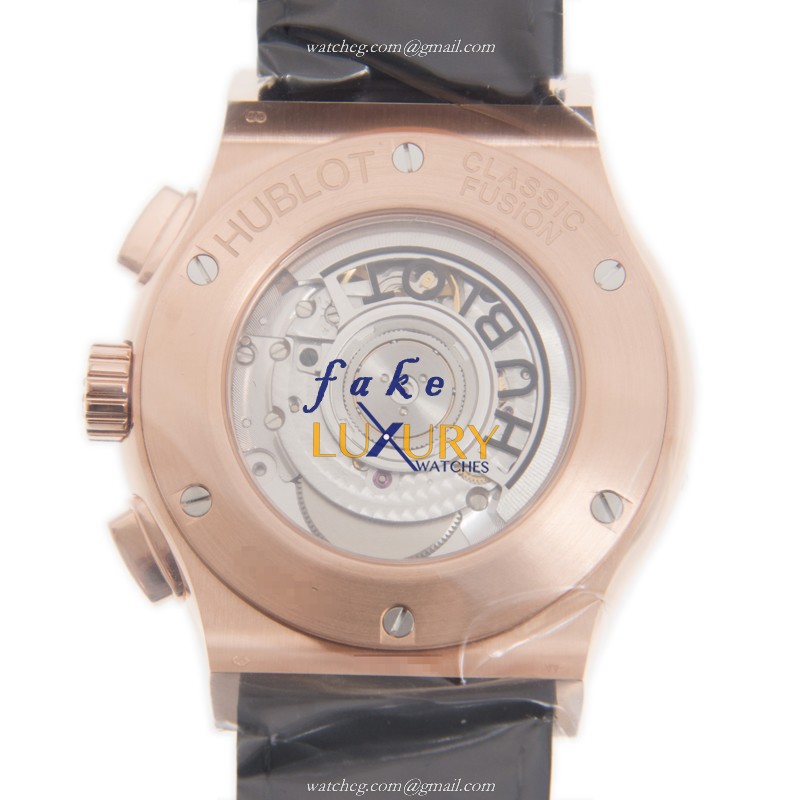 Hublot 541.OX.1181.LR Automatic 42mm 18kt Rose Gold Ceramic Bezel Replica Watch - Image 3