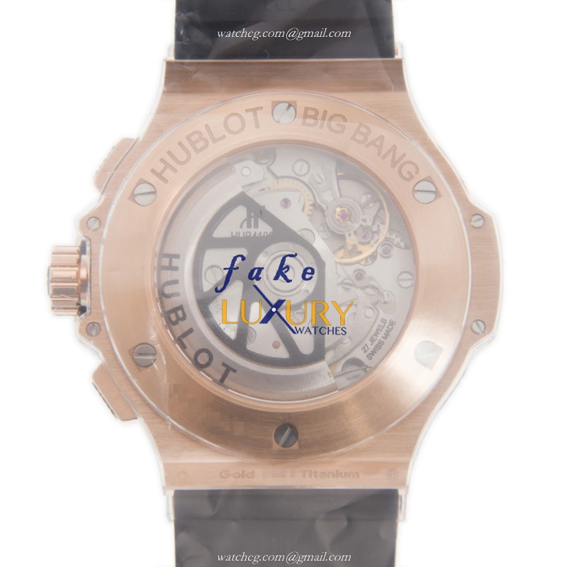 - HUB301PX130RX - Hublot BIG BANG Automatic 18kt Rose Gold Replica Watch - Black Dial - Image 3