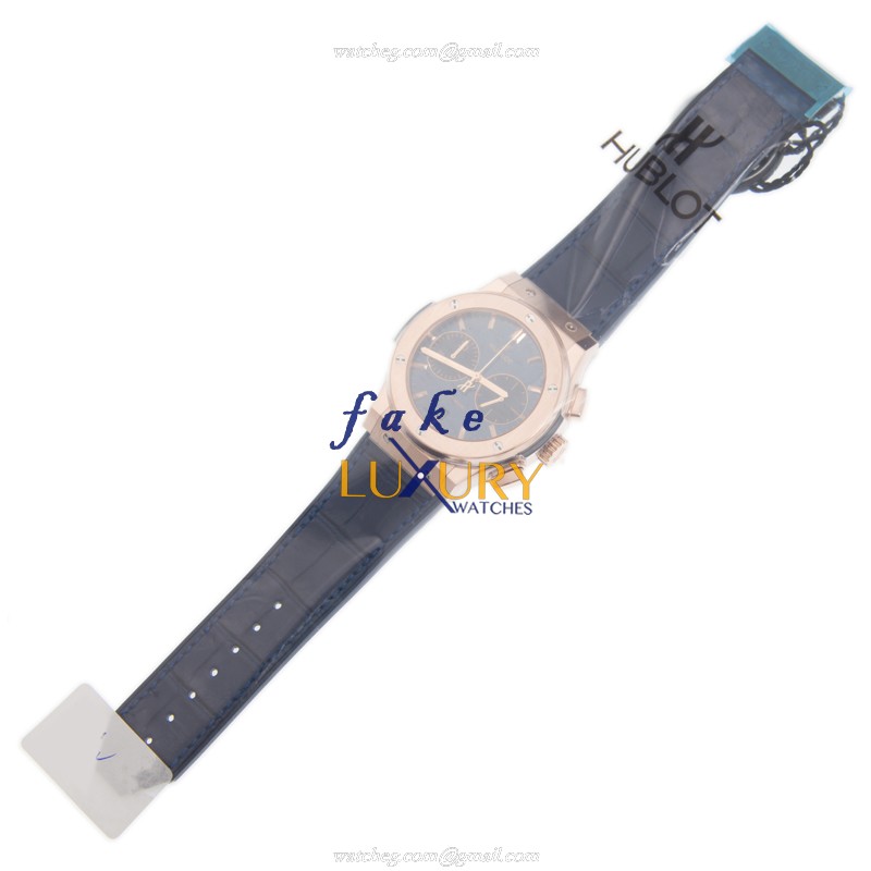Hublot Classic Fusion 521.OX.7180.LR Replica Watch, Automatic, Blue Dial, Rose Gold Case - Image 2