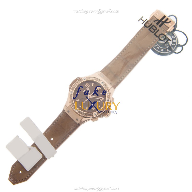 Hublot 341.PA.5390.LR.1918 Replica Watch, Automatic, 18kt Rose Gold Case, Brown Dial & Brown - Image 2