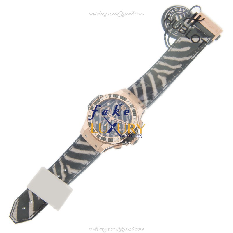 Hublot 341.PX.7518.VR.1975 BIG BANG Automatic 18kt Rose Gold - Black Dial - 41mm Case - Replica - Image 2