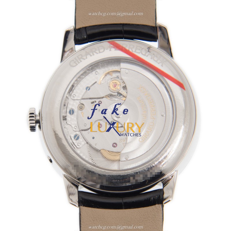 Girard Perregaux 49524D11A171-CK6A Replica Watch, 1966 Automatic, Silver Dial, Steel & Diamonds Case - Image 3