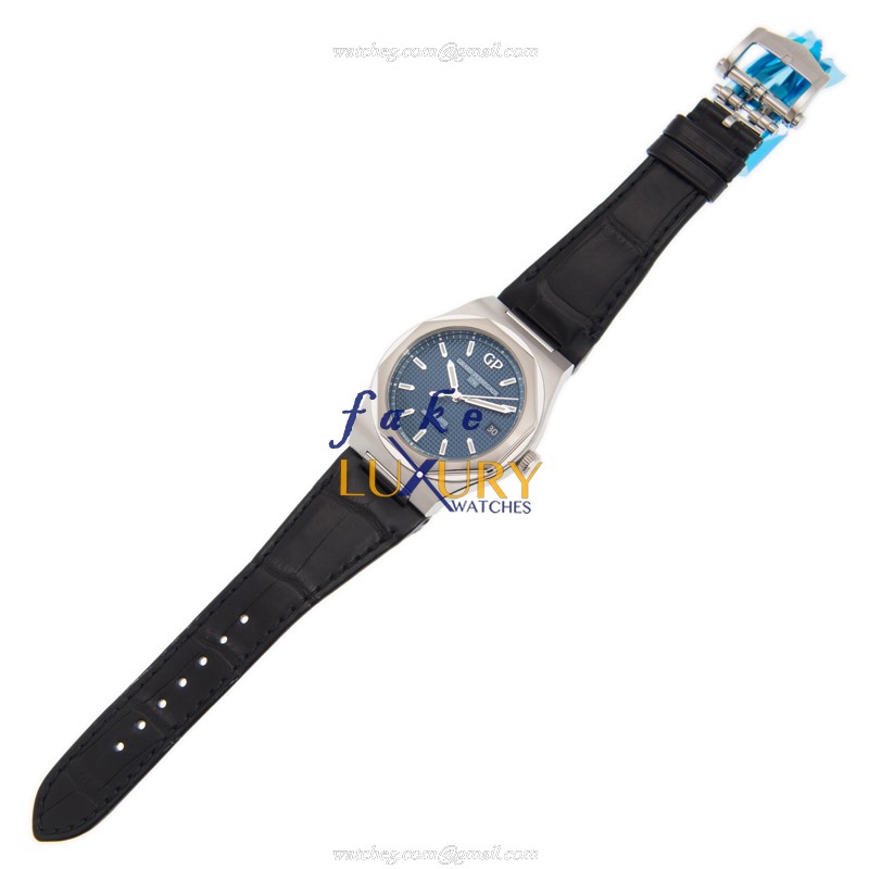 Girard Perregaux 81005-11-431-BB6A - Replica Watch - Laureato 38mm Automatic Blue Dial Steel Case - Image 2