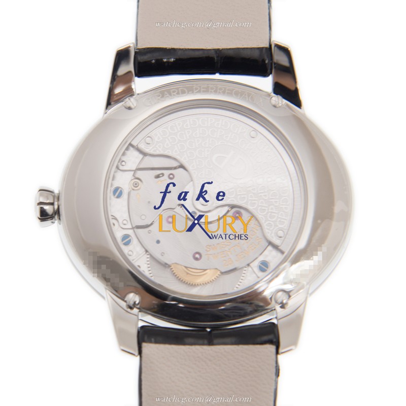 Girard Perregaux Cats Eye 80484D11A161-BK6B Stainless Steel Diamonds Automatic Silver Dial Replica - Image 3
