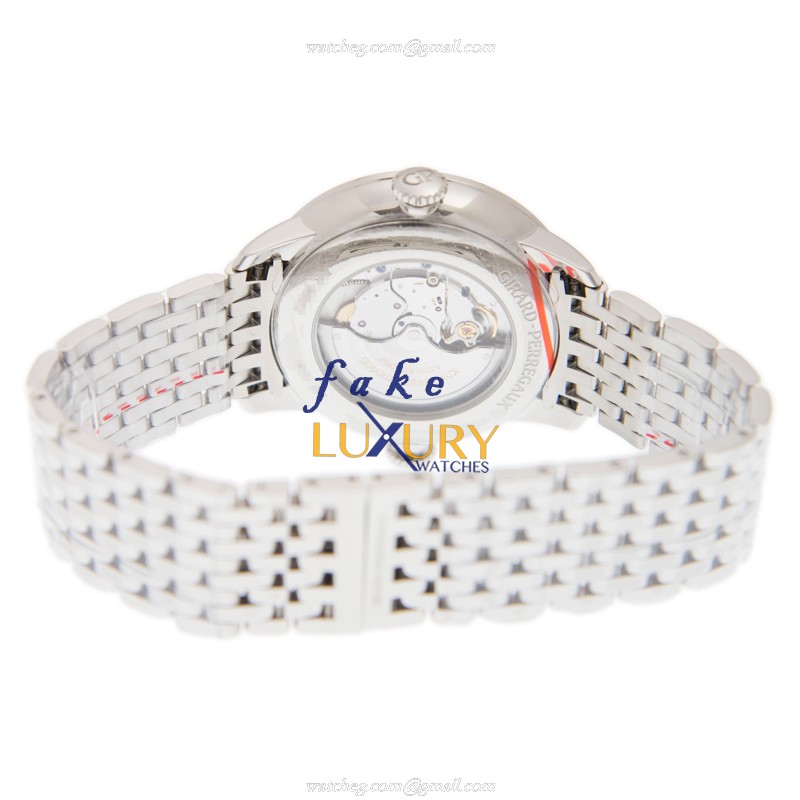 Girard Perregaux 49557-11-132-11A Replica Watch, 1996 Automatic Stainless Steel, Silver Dial - Image 4