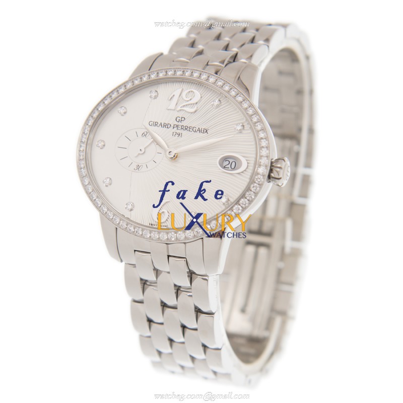 80484D11A161-11A - Girard Perregaux Replica Watch CATS EYE Automatic White Dial Stainless Steel - Image 3