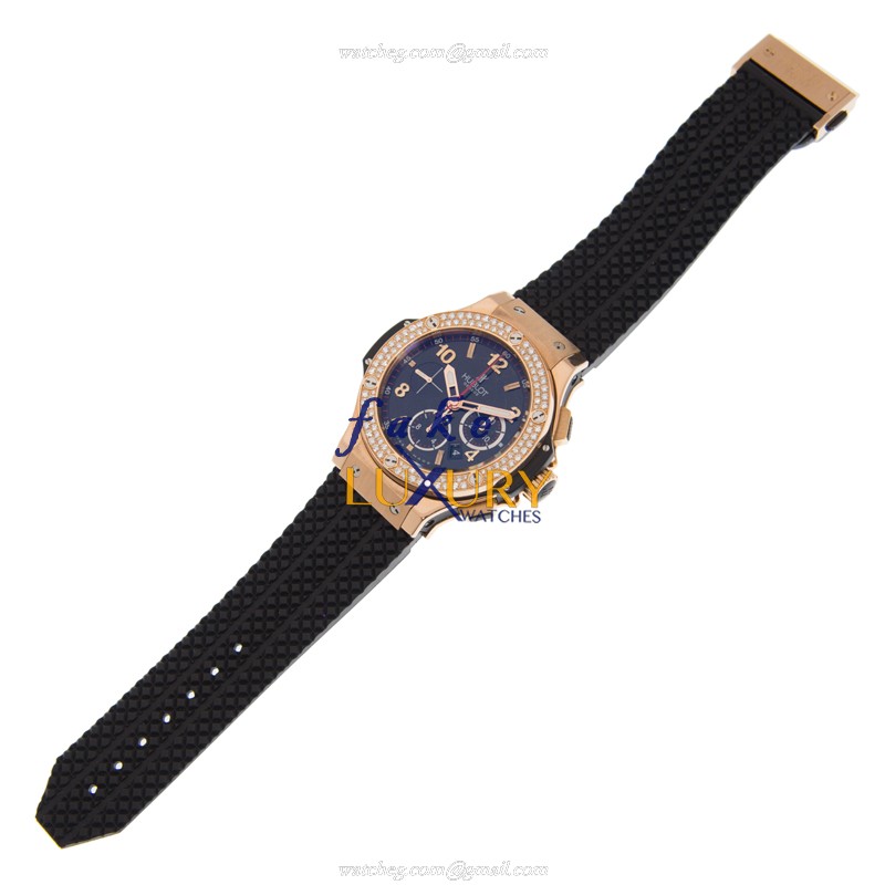Hublot Big Bang 301.PX.130.RX.114 Replica Watch, Automatic, 18kt Rose Gold & Diamonds Case, Black - Image 2