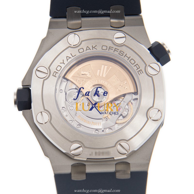 Audemars Piguet 15710ST.OO.A027CA.01 Royal Oak Offshore Replica Watch, Blue Dial, Rubber Strap - Image 3