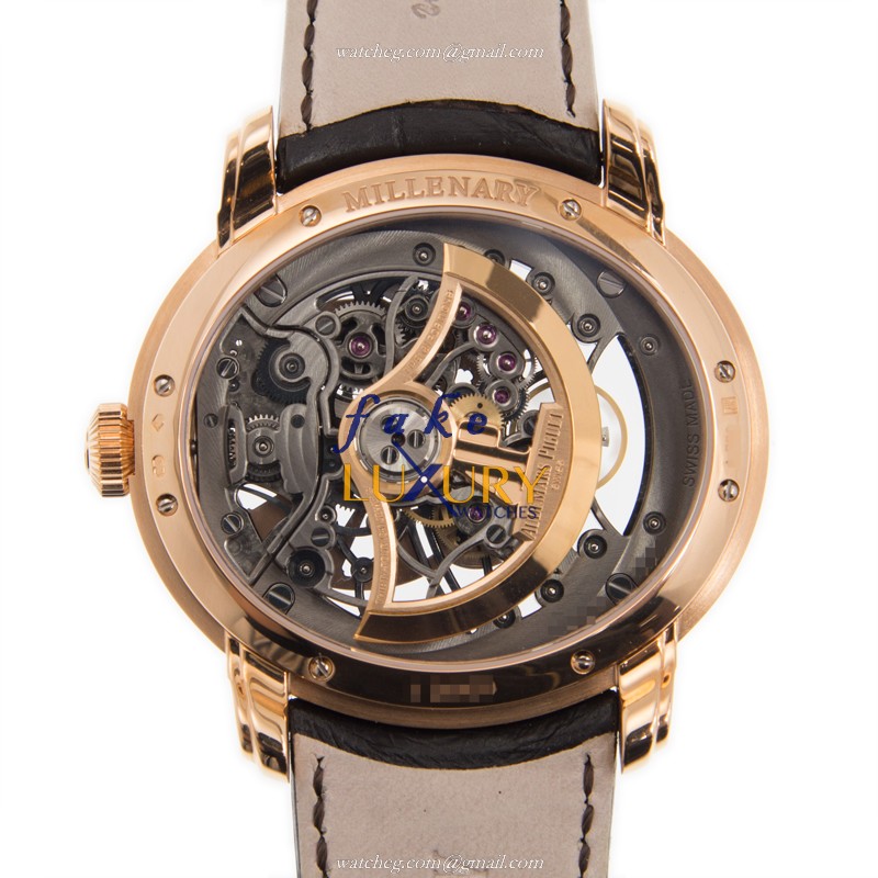 Audemars Piguet 15352OR.OO.D093CR.01 Millenary Replica Watch Automatic Silver Dial 18kt Rose Gold - Image 3