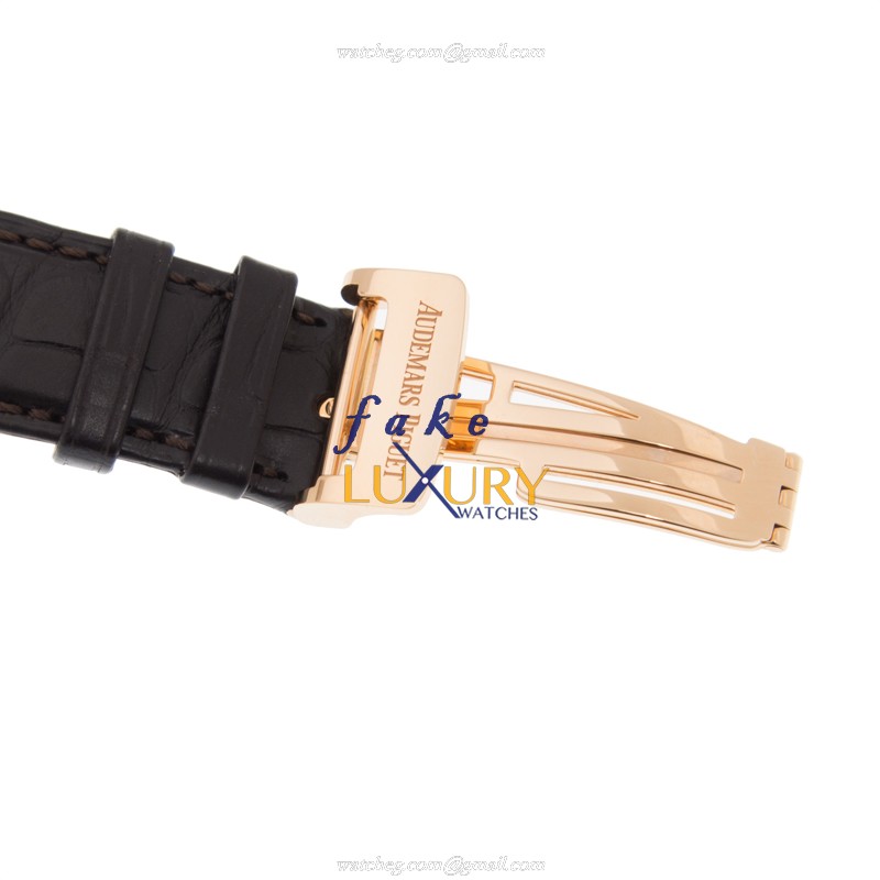 Audemars Piguet 15352OR.OO.D093CR.01 Millenary Replica Watch Automatic Silver Dial 18kt Rose Gold - Image 4