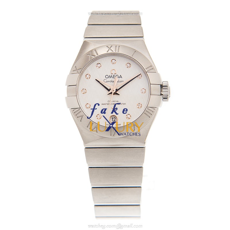Omega 127.10.27.20.52.001 Constellation Replica, Swiss Auto Movement, 27mm Stainless Steel Case - Image 2