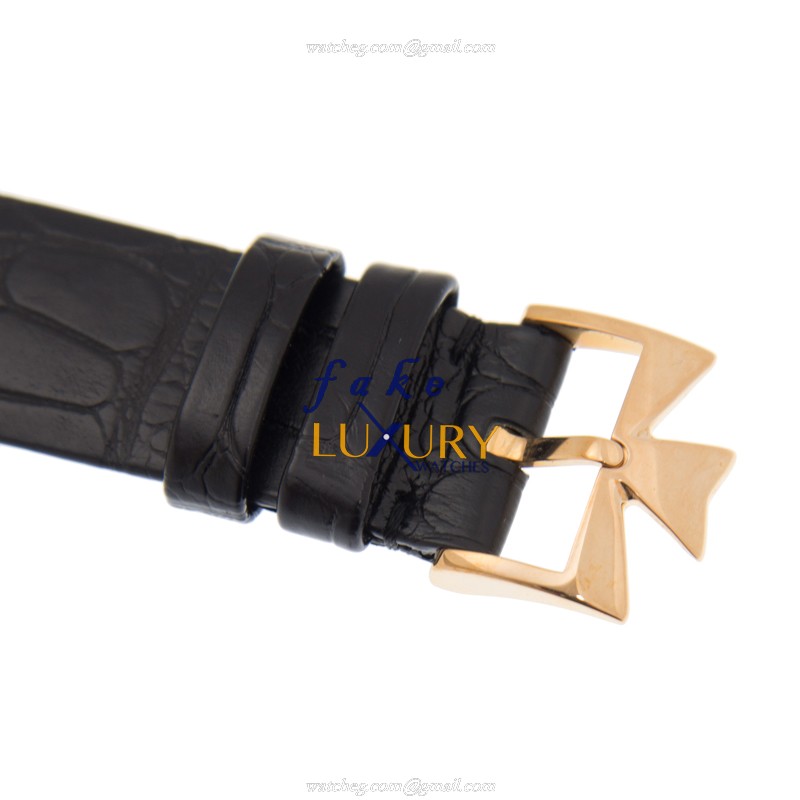 33222/000R-9548 - Vacheron Constantin Metiers DArt Replica Watch - Manual Wind Rose Gold Black Dial - Image 3
