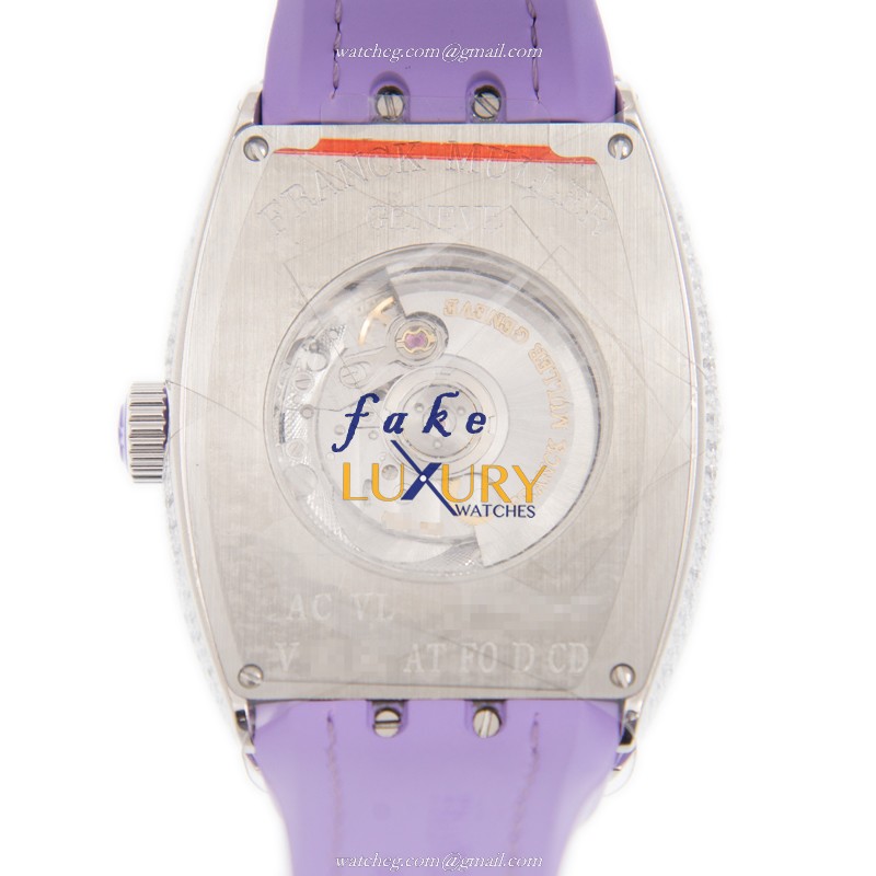 - Franck Muller V 35 SC AT FO D CD AC.VL Automatic Stainless Steel & Diamond Replica Watch - Image 3