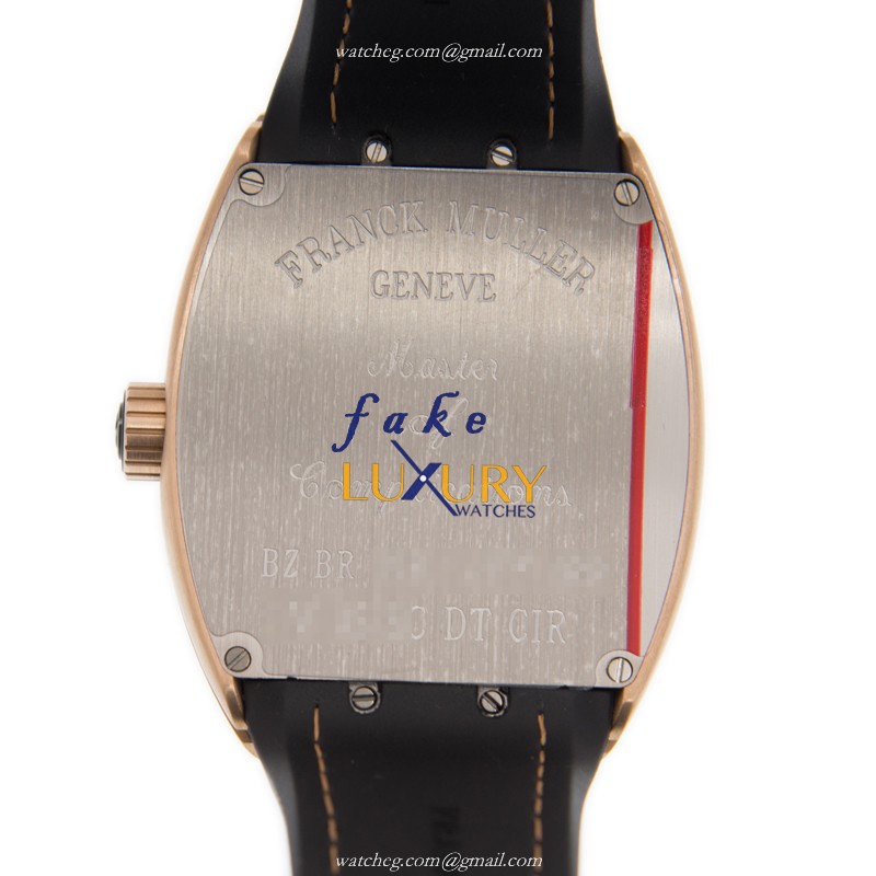 Franck Muller V 45 SC DT CIR BZ.NR.BR BLACK Vanguard Replica Watch With Automatic Movement, Rose - Image 3