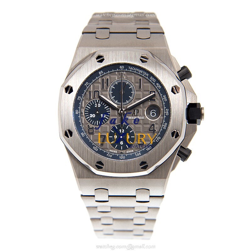 Audemars Piguet Royal Oak Offshore 26474TI.OO.1000TI.01 Gray Dial Automatic PVD Titanium Replica - Image 2