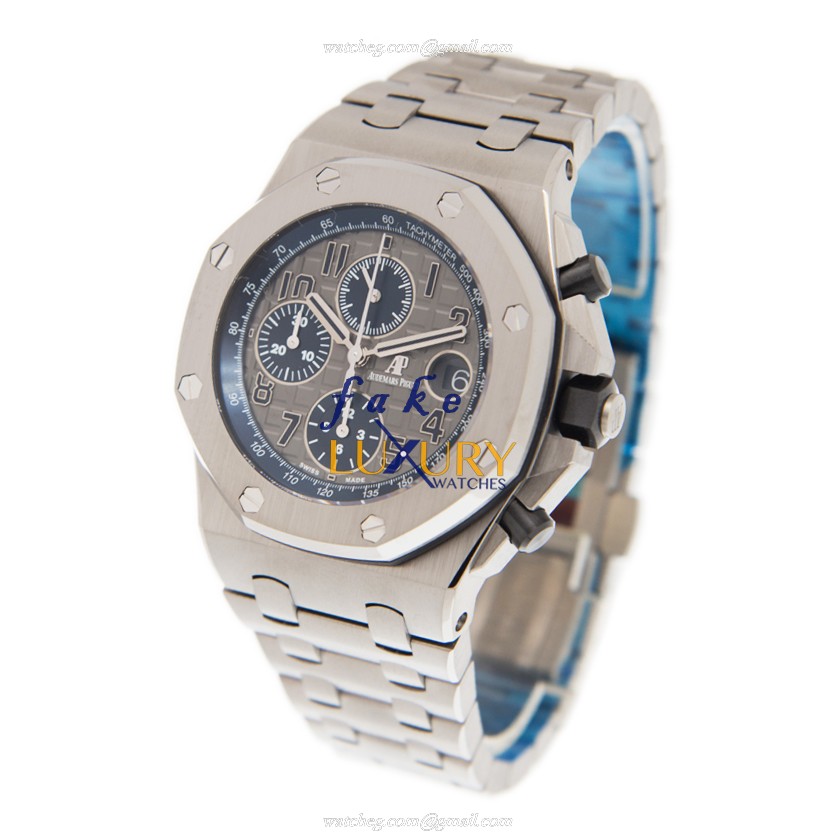Audemars Piguet Royal Oak Offshore 26474TI.OO.1000TI.01 Gray Dial Automatic PVD Titanium Replica - Image 3