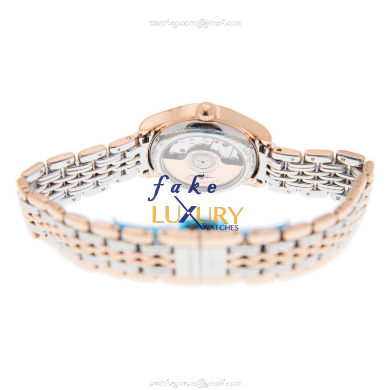 Longines L4.360.1.11.7 Lyre Automatic 18kt Rose Gold Steel White Dial Replica Watch - Image 4
