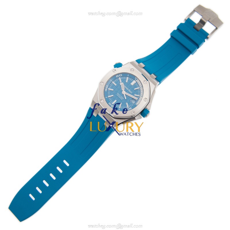 Audemars Piguet 15710ST.OO.A032CA.01 Replica Watch, Automatic, Stainless Steel, Blue - Image 2