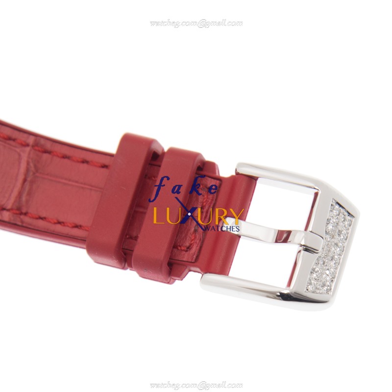 Franck Muller V32QZDCDAC.RG-RED Quartz 18kt White Gold Diamond Replica Watch - Image 4