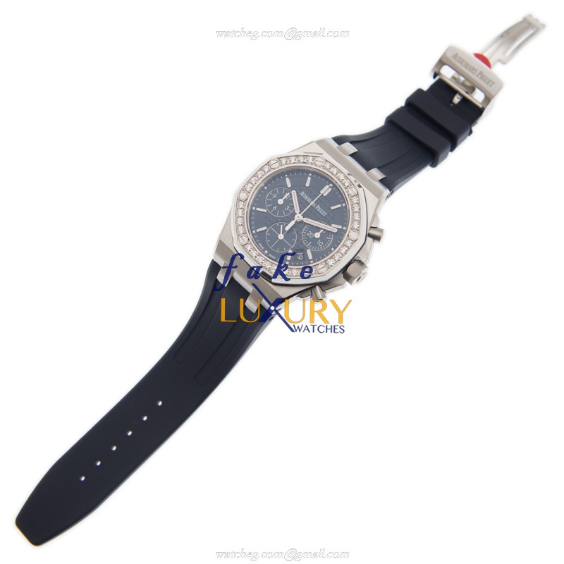 Audemars Piguet Royal Oak Offshore 26231ST.ZZ.D027CA.01 Automatic Blue Dial Diamonds Stainless - Image 2