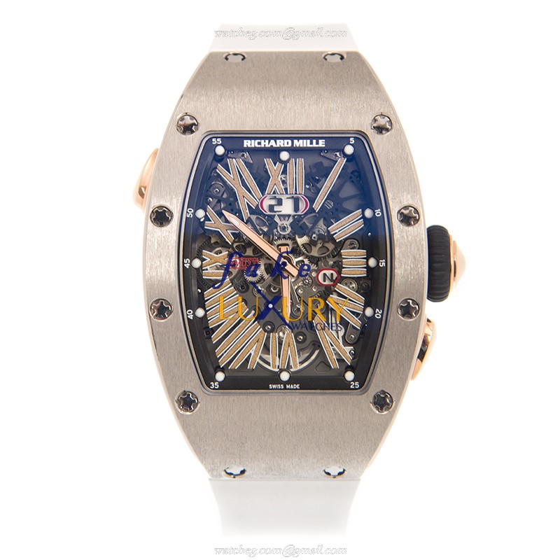 Richard Mille RM037 AO WG Replica Watch Lady Series Automatic Silver Dial Steel Case - Image 2