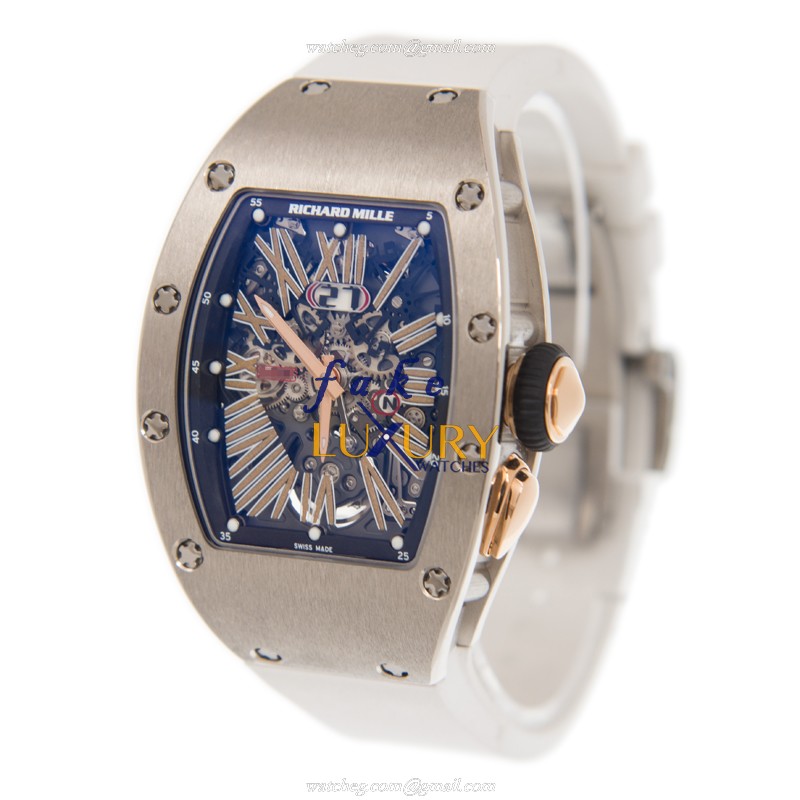 Richard Mille RM037 AO WG Replica Watch Lady Series Automatic Silver Dial Steel Case - Image 3