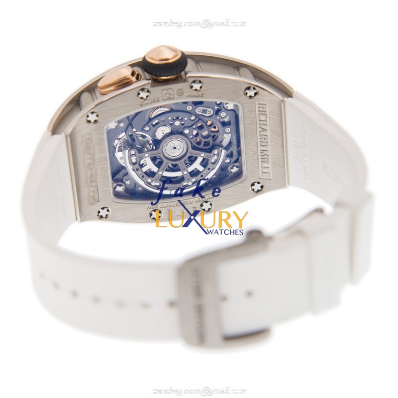 Richard Mille RM037 AO WG Replica Watch Lady Series Automatic Silver Dial Steel Case - Image 4