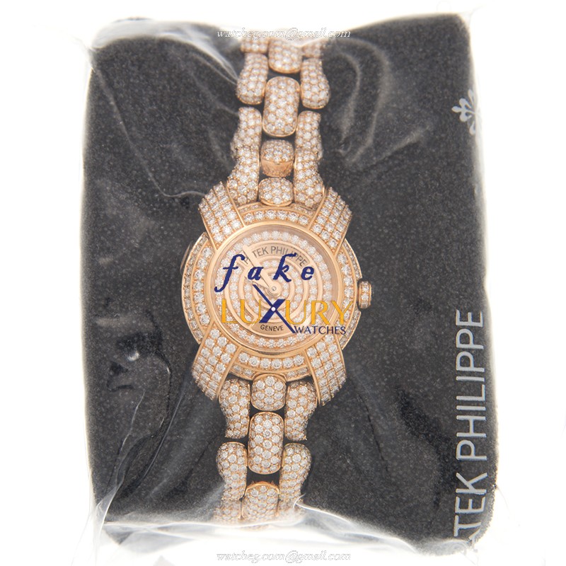 Patek Philippe 4898/1450R-001 TWENTY-4 Replica Watch, Rose Gold Case, Diamond Bezel, Automatic - Image 2
