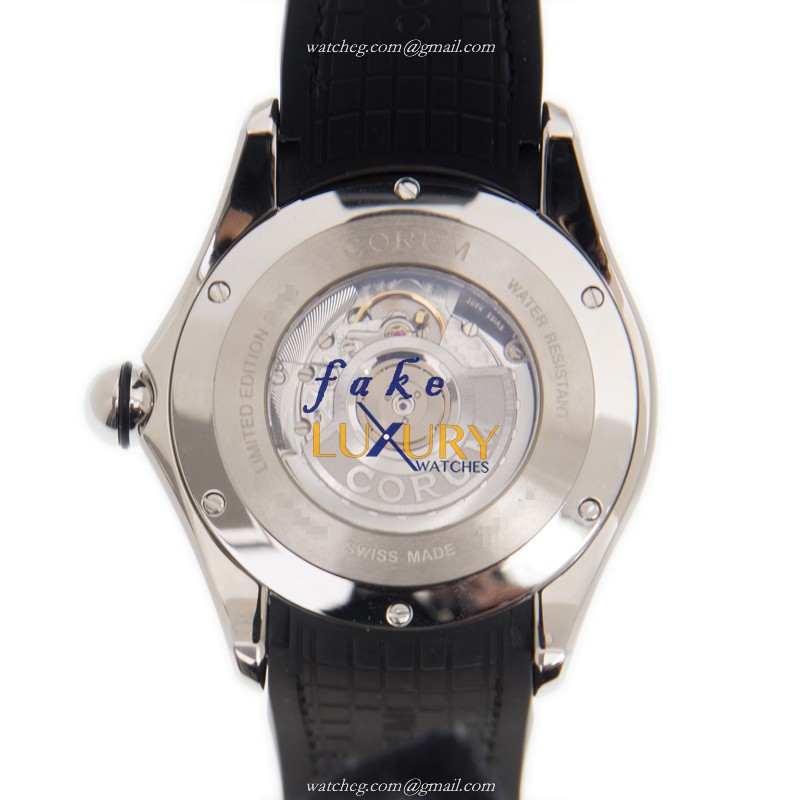 Corum 082.310.20/0067 DB01 Bubble Replica Watch, Silver Dial, Steel Case, Automatic Movement, Green - Image 3