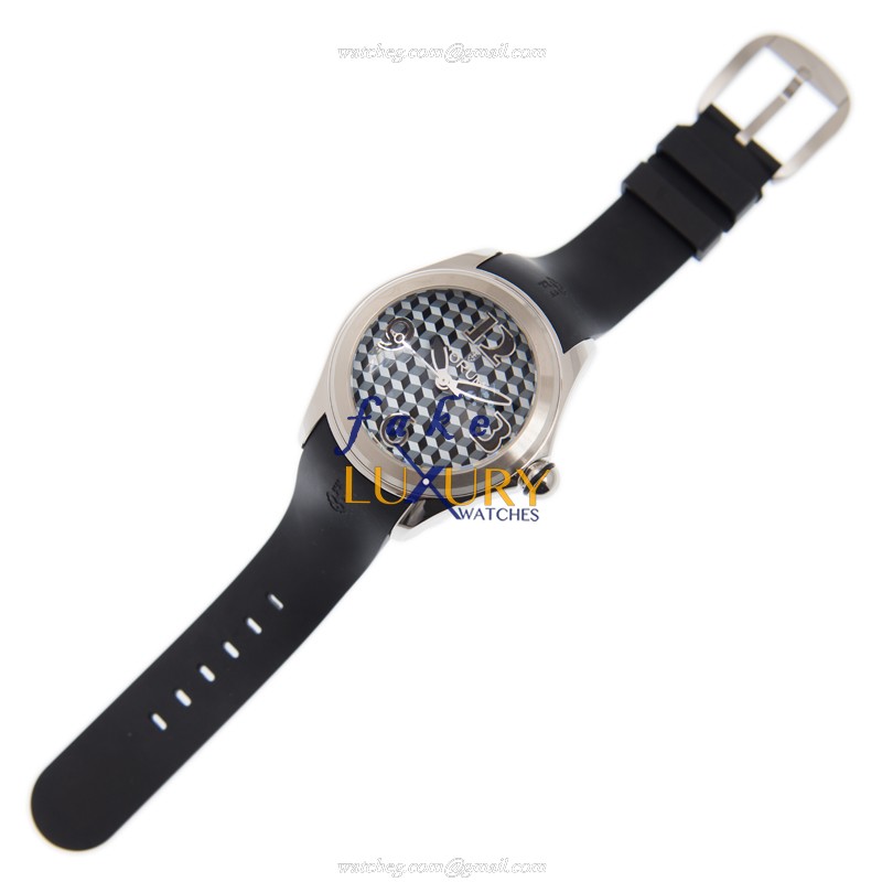Corum 082.310.20/0371 VA01 Bubble - Replica Watch - Automatic - Steel Case - Black Rubber Strap - Image 2