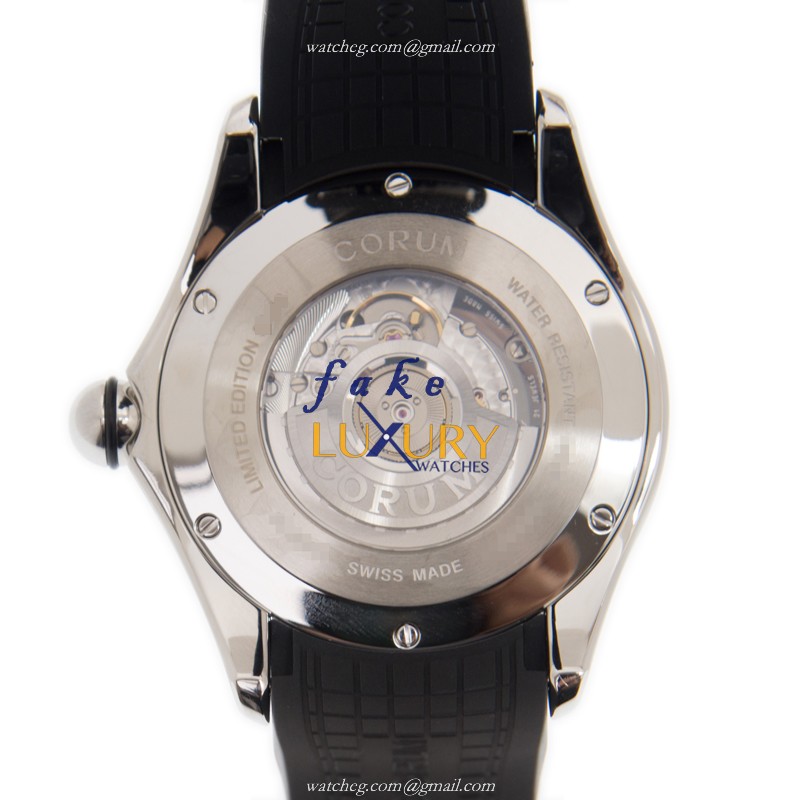 Corum 082.310.20/0371 VA01 Bubble - Replica Watch - Automatic - Steel Case - Black Rubber Strap - Image 3