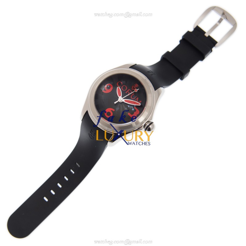Corum 082.310.20/0371 BR01 Bubble Black Dial Automatic Stainless Steel Replica Watch - Image 2